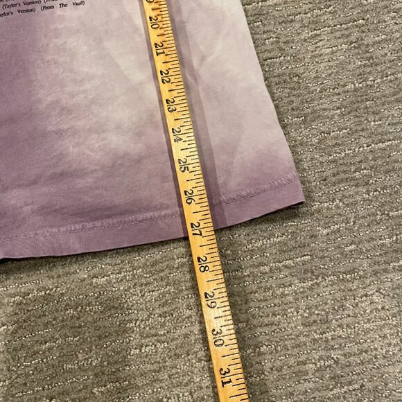 Taylor Swift Speak Now Taylors Version Shirt Womens Large Purple Tie Dye Cotton - Picture 5 of 9